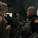 Boba Fett and bar owner Madam Garsa.